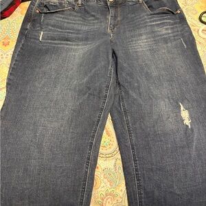 Democracy Women's Boot Cut Jeans - Dark Blue